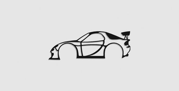 Mazda Rx7 Fd Cartoonish