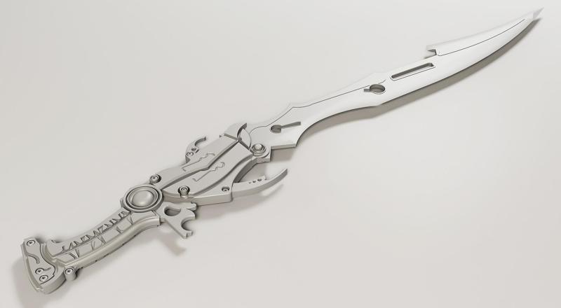 BLAZEFIRE SABER - LIGHTNING - FINAL FANTASY XIII "Modification"
