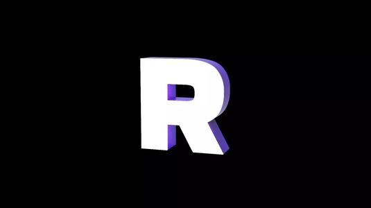 Led Light Sign letter R