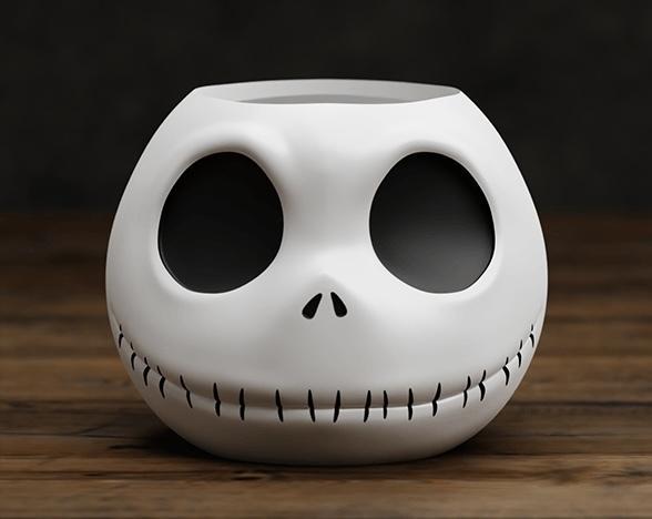 Jack Skellington pot from The Nightmare Before Christmas