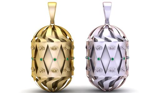 Bulgari best PANDANT 3D PRINTABLE MODAL