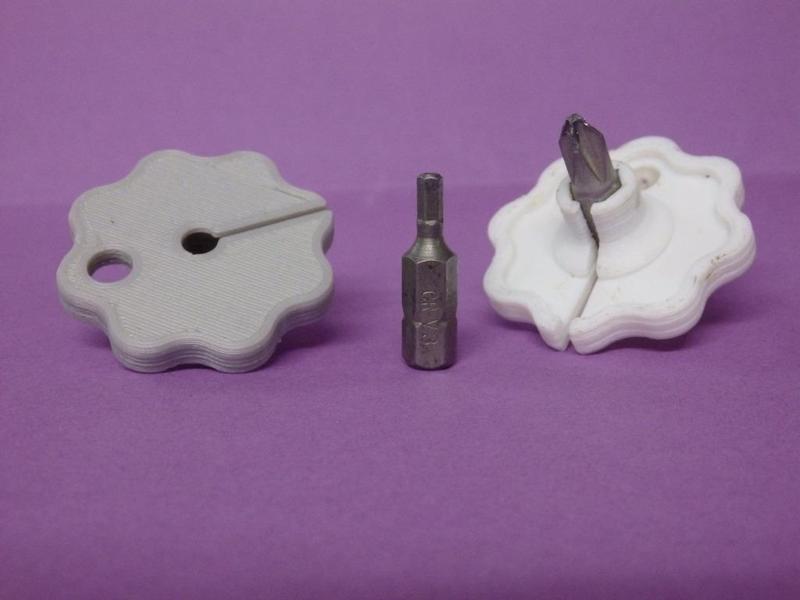 Screwing tool 6 sides - 6.3mm  / Outil de vissage 6 pans