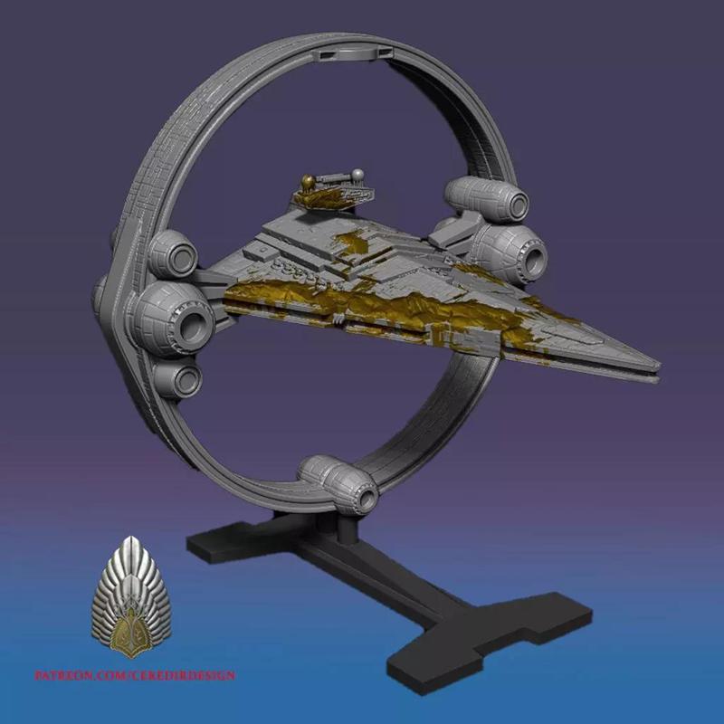 Admiral Thrawn Chimaera Star Destroyer Ahsoka 3d digital dl