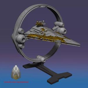 Admiral Thrawn Chimaera Star Destroyer Ahsoka 3d digital dl