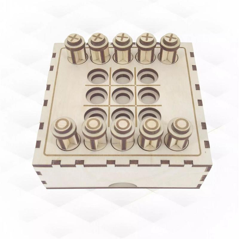 Tic Tac Toe svg dxf design laser cutting