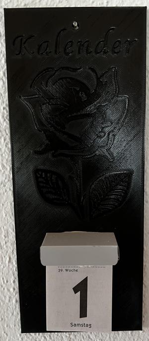 Admission for tear-off calendar - wall calendar