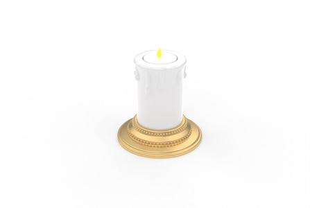 Christmas candlestick in STL for 3D printing