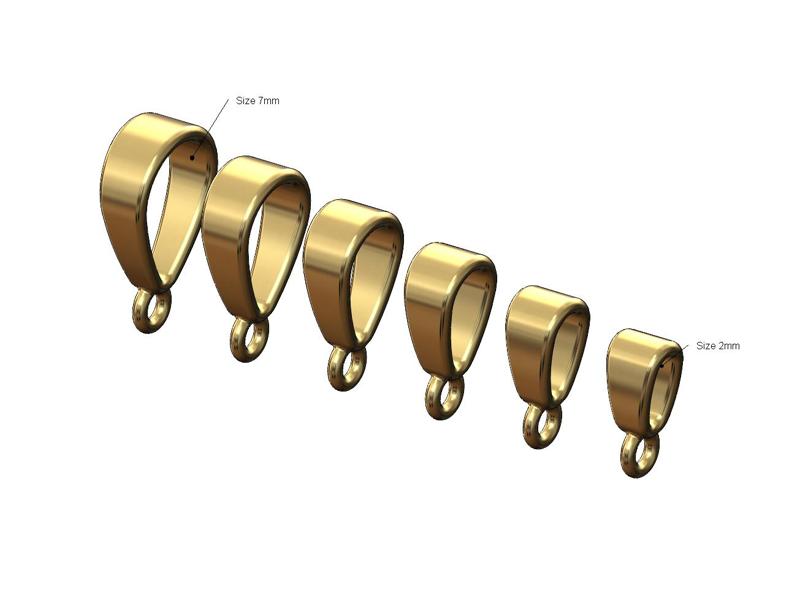 Bail hoop link mini collection 3D print model