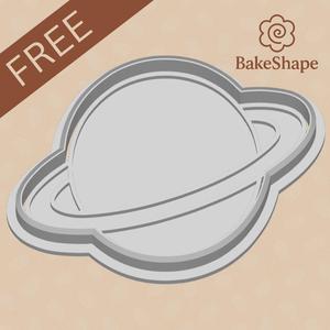 Planet Cookie Cutter & Embosser – STL File for 3D Printing