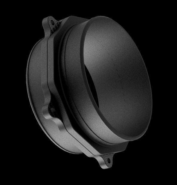 6in Duct System with Magnetic Quick-Connect, Wall Mount System and Sealing Cap - 3D Printable
