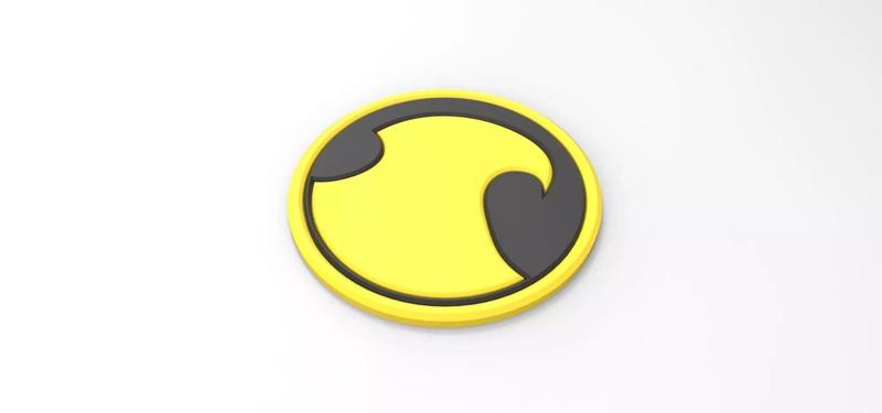 3D printable Red Robin emblem cosplay costume