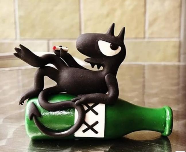 Fanart Luci - 3D figurine of the little devil of Disenchantment /luci disenchantment