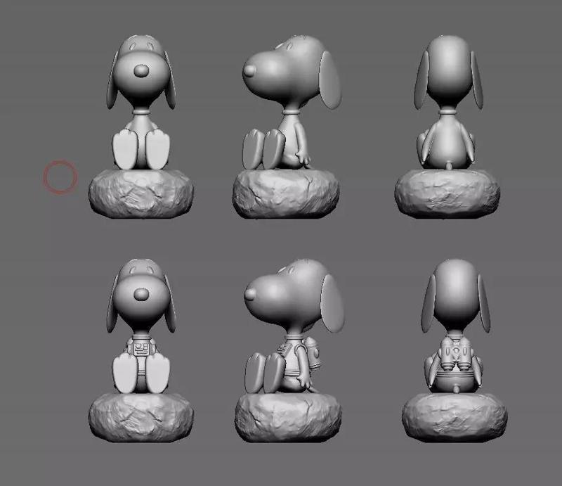 Snoopy Peanuts Two Models