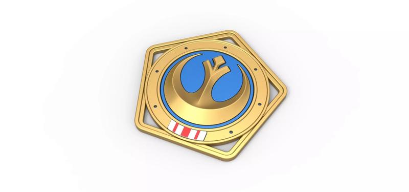 Republic medal from The Mandalorian TV series
