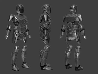 Sith Trooper KOTOR Full Size Props Armor STL Files