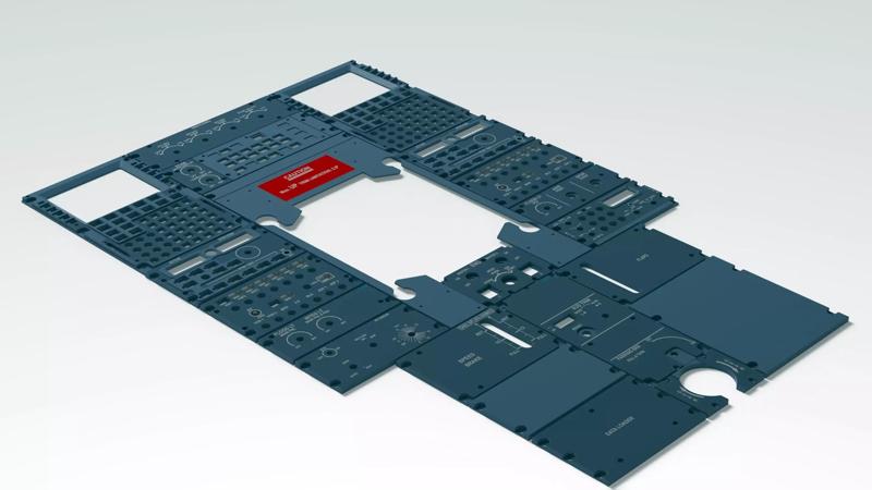 Pedestal Airbus A320 - Complete
