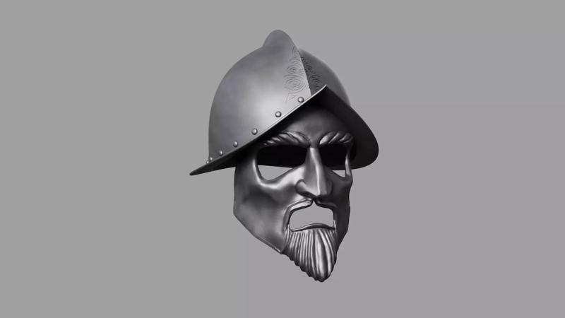 Telmarine Helmet with Mask - Narnia