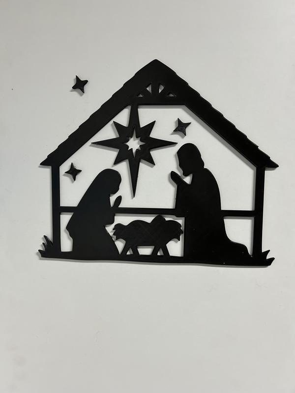 Christmas nativity scene Wall