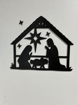 Christmas nativity scene Wall