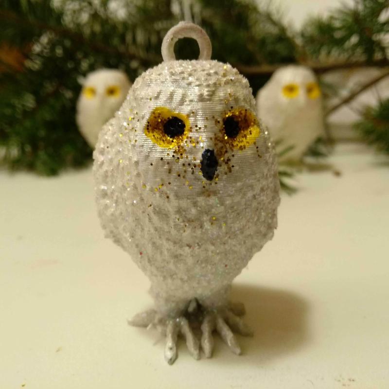 Christmas bauble Owl