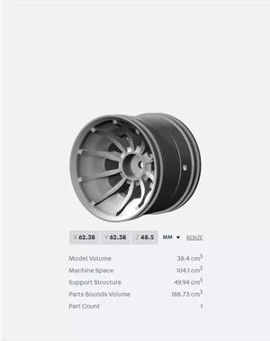 PRINT file for Turbine Styled rim RC Cars and Trucks