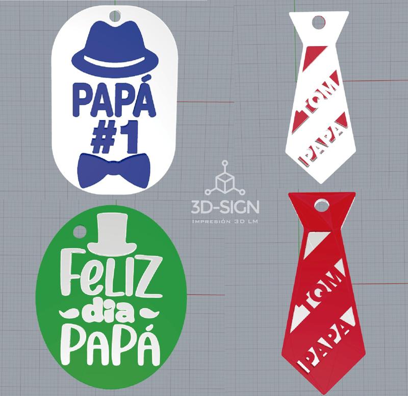 Father's Day Key Rings