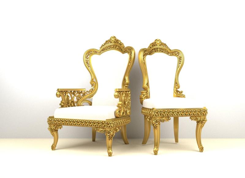 3d luxury chair file