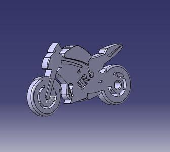 Kawasaki ER6 Kaychain