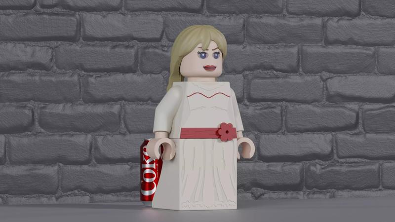 Lego Annabelle Maxifig -- Fully Articulated