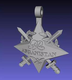 Official Afganistan polish star decoration