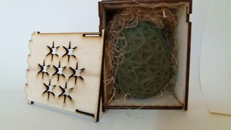 Easter Eggs Gift Box + Wood Box