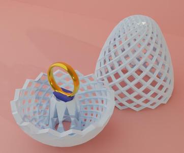 Easter Egg jewlery support