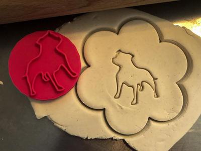 Cookie stamp + cutter - Staffbull, Staforshire Bullterrier 3