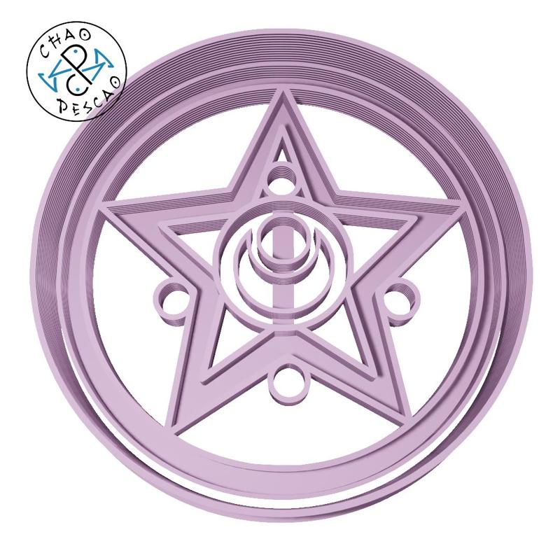 Cosmic Heart - Sailor Moon - Cookie Cutter - Fondant - Polymer Clay