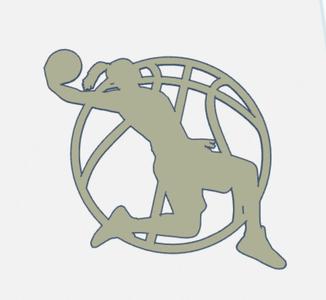 Basketball Wall Art Girl