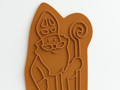Large Speculoos Saint Nicolas 