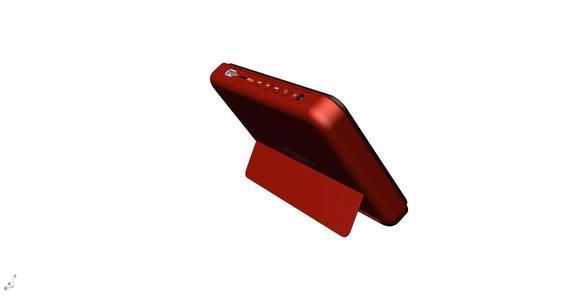 Pad display design red