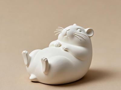 Chubby Mouse Creative Ornament