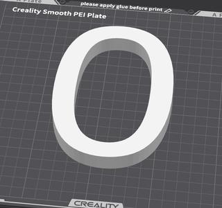 Classic 3D Printable Letters and Numbers