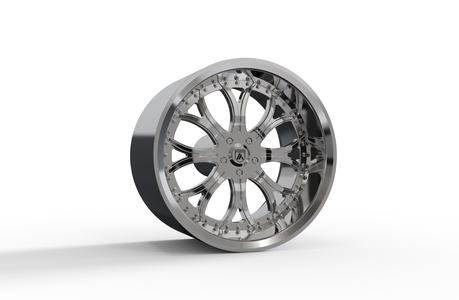 ASANTI AF154 WHEEL 3D MODEL