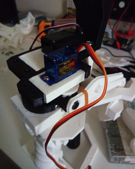 Adaptor for micro SG90 servo for InMoov Jaw mechanism