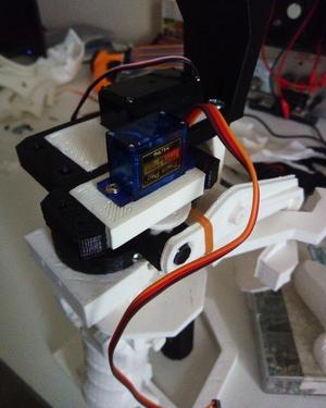 Adaptor for micro SG90 servo for InMoov Jaw mechanism