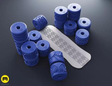 Texture Rollers Greek Patterns