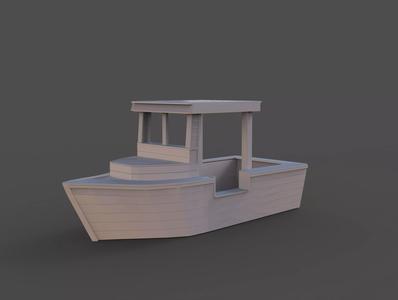Boat 3D Painting Model
