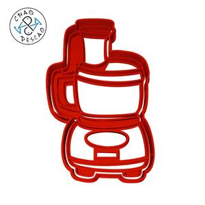 Food Processor - Pastry - Cookie Cutter - Fondant - Polymer Clay