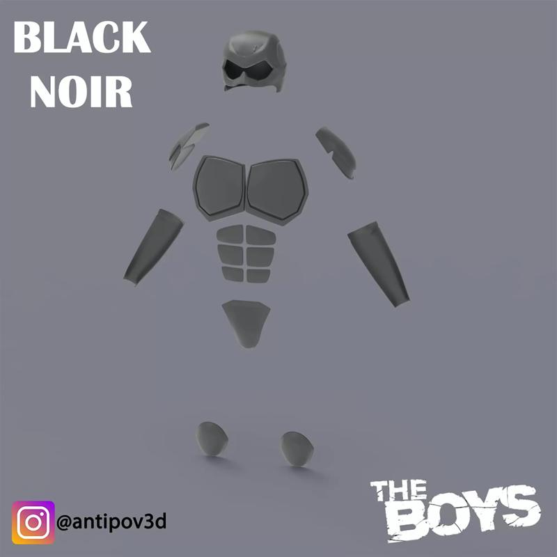 Black Noir The BOYS Armor for 3D Print Files