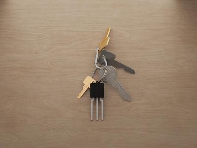 Transistor Keychain