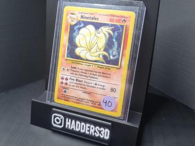 Toploader holder/stand