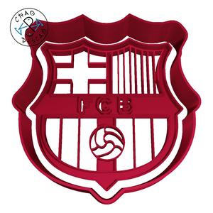 Futbol Club Barcelona - Football - Cookie Cutter - Fondant - Polymer Clay