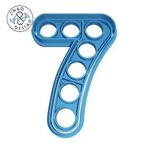 Number 7 - Pop It - Cookie Cutter - Fondant - Polymer Clay